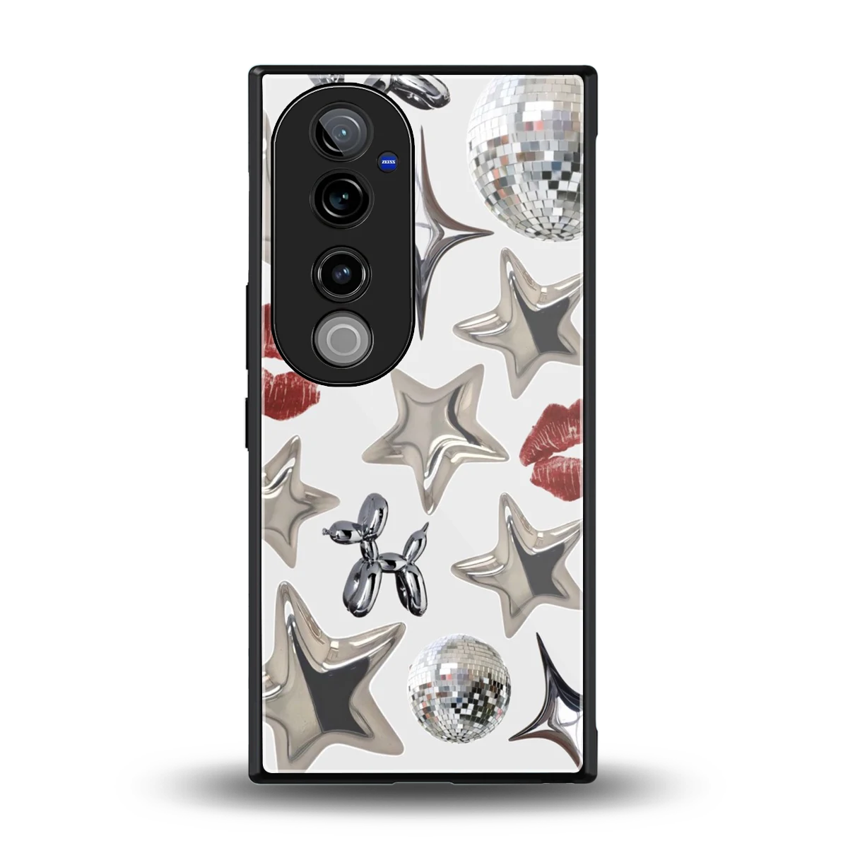 Disco Dreams back phone cover | glass case for vivo v40 pro