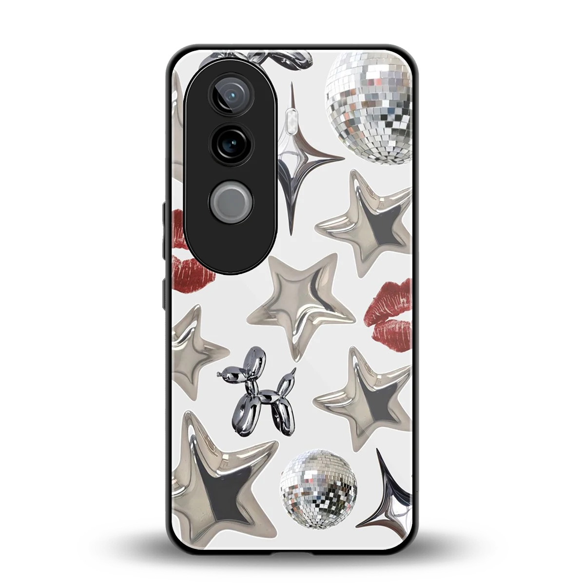 Disco Dreams back phone cover | glass case for vivo v40e