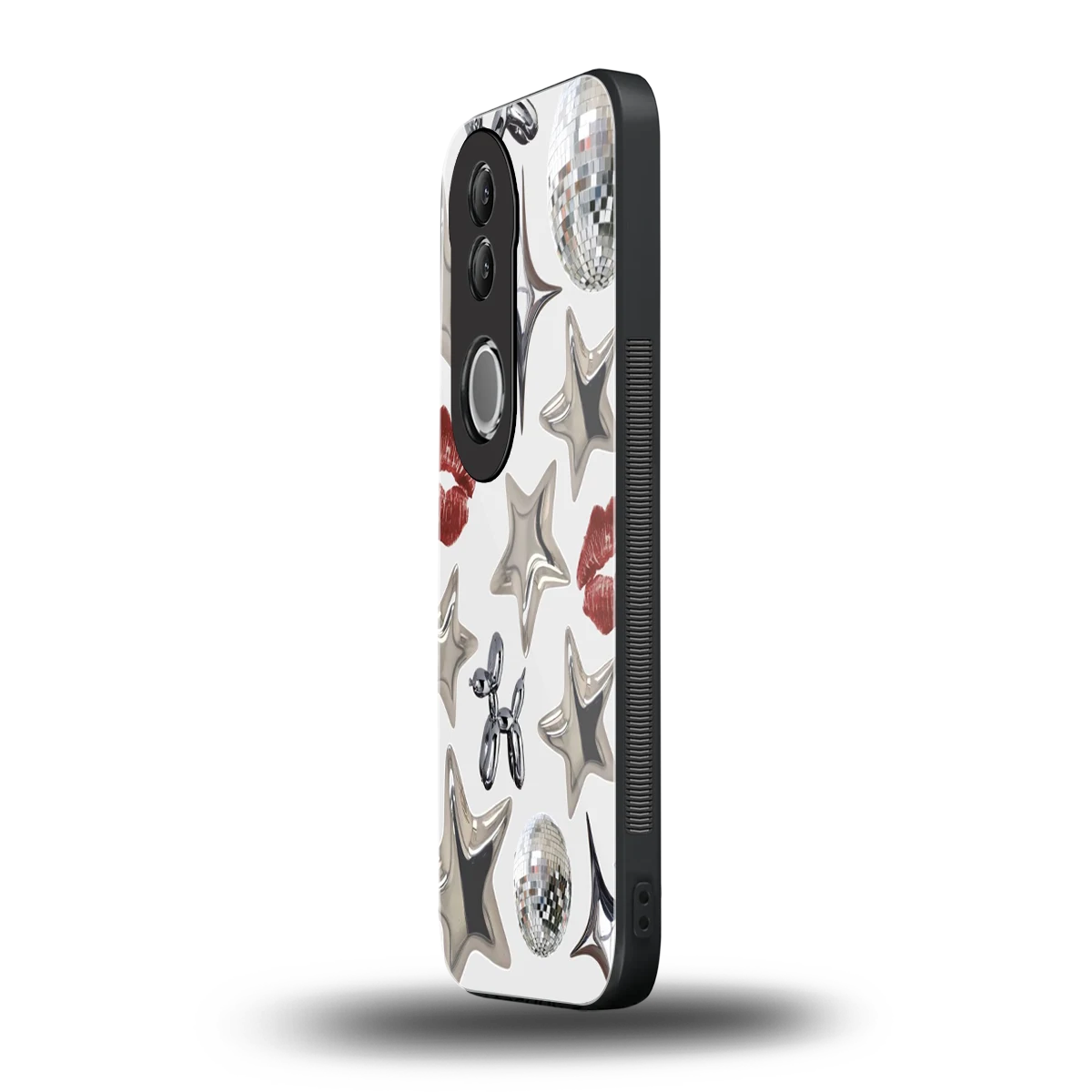 Disco Dreams vivo v50 mobile cover | shockproof glass phone case