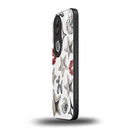 Disco Dreams vivo v50 mobile cover | shockproof glass phone case