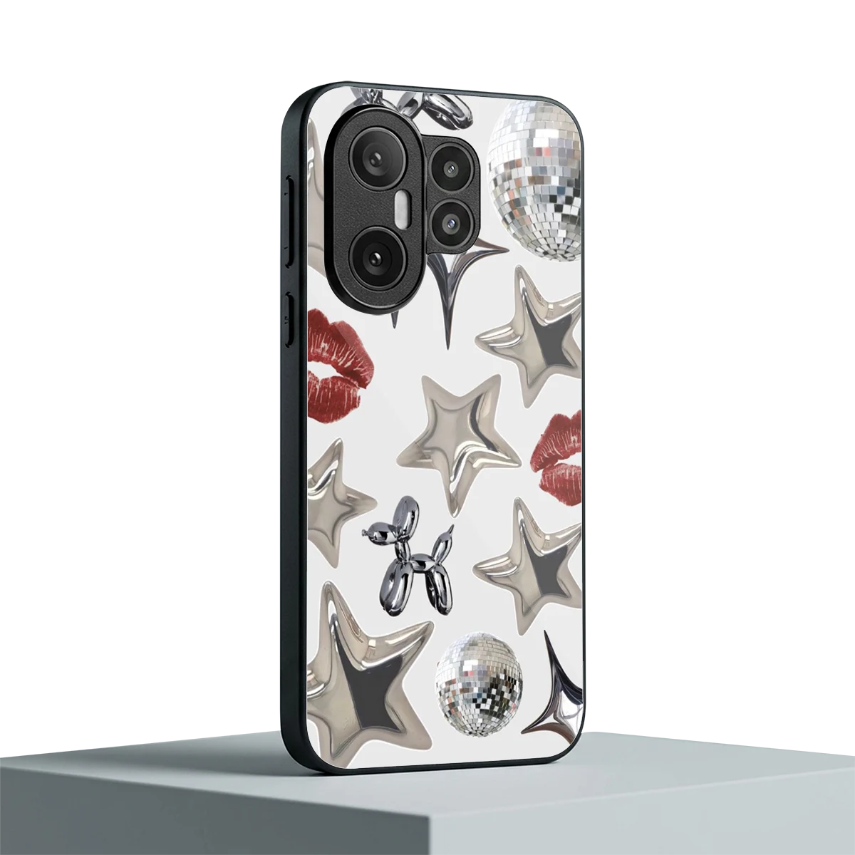 Disco Dreams vivo x200 fe mobile cover | shockproof glass phone case