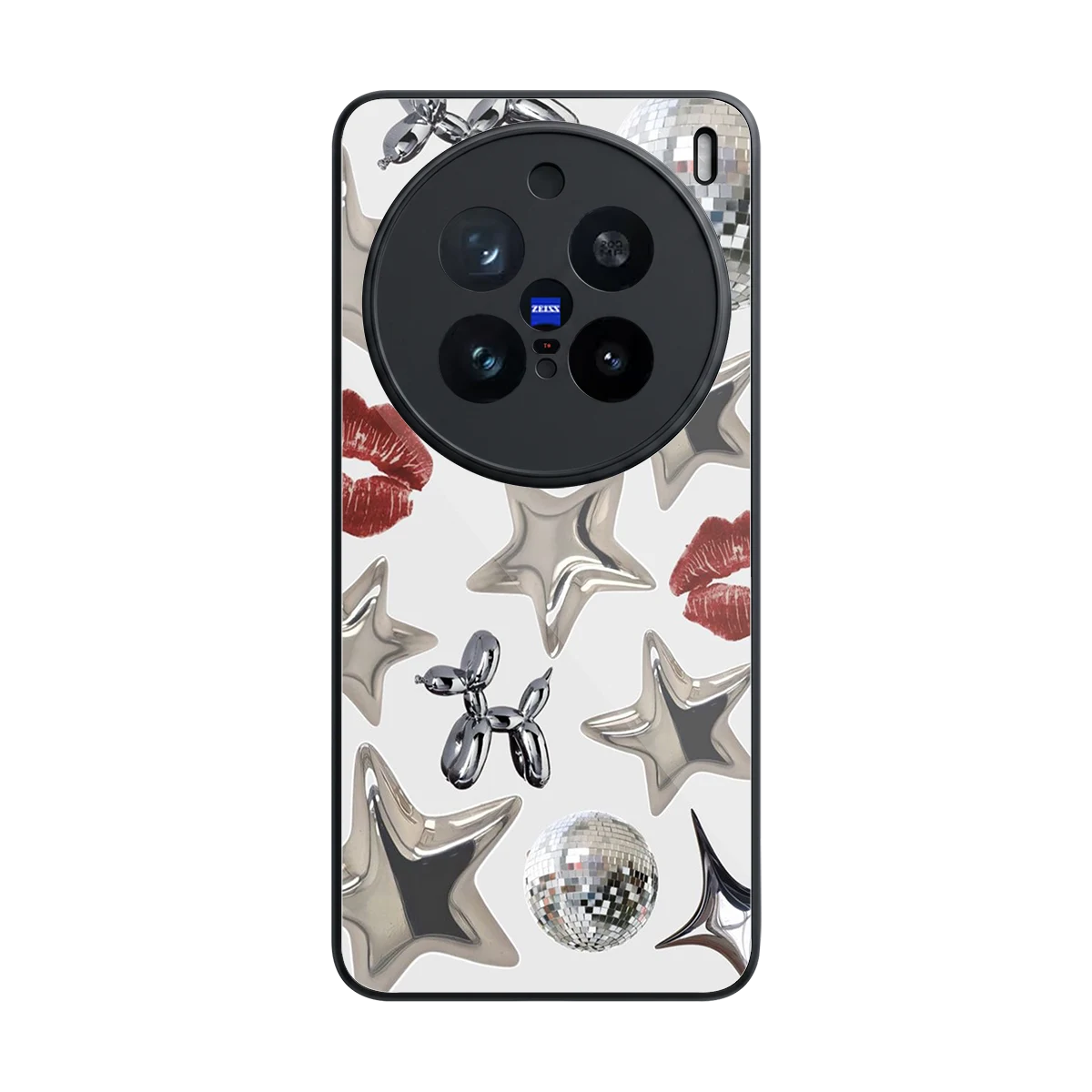 Disco Dreams back phone cover | glass case for vivo x200 pro