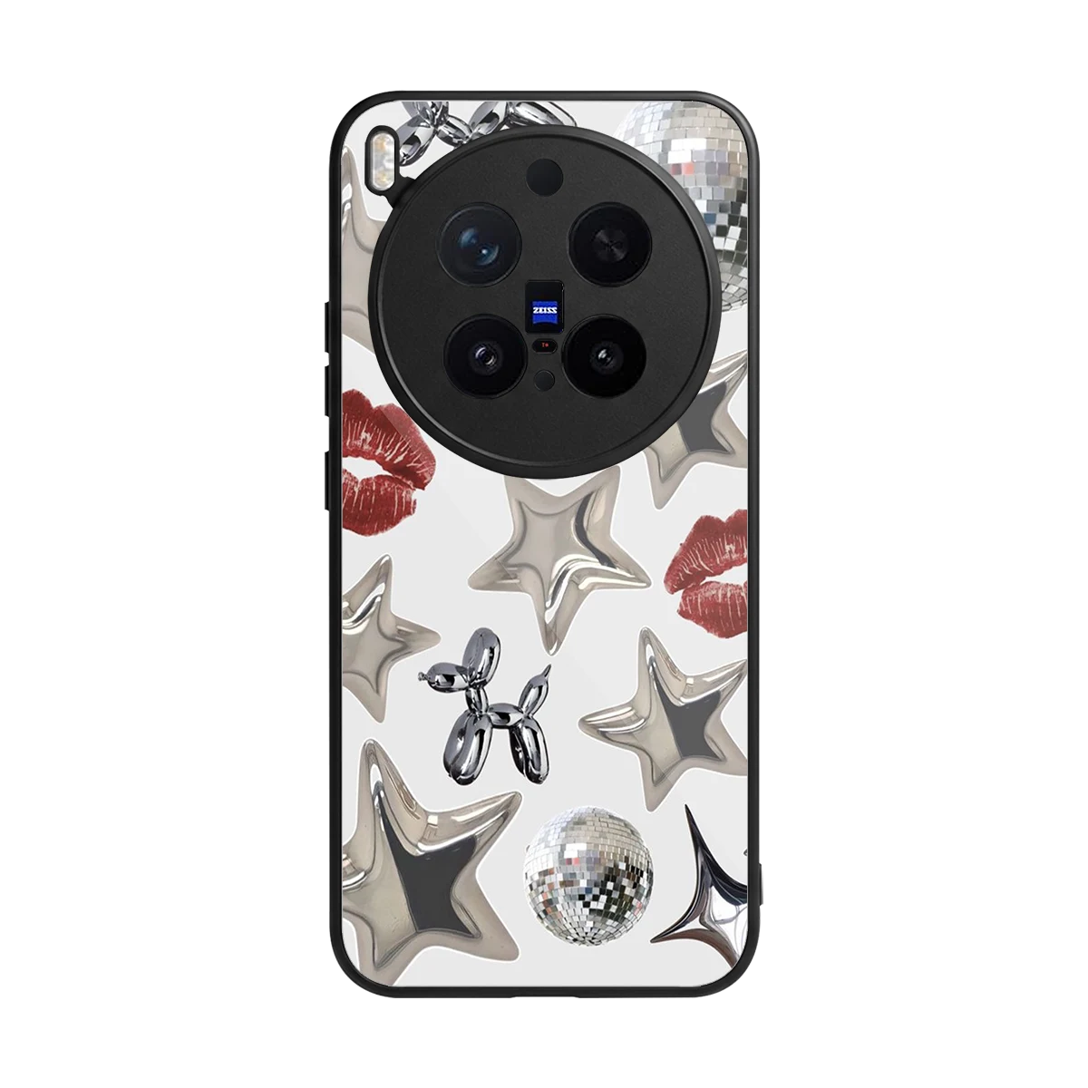 Disco Dreams back phone cover | glass case for vivo x300 pro