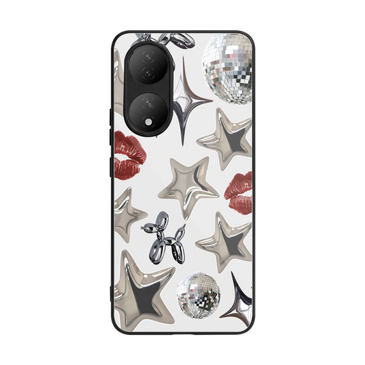 Disco Dreams back phone cover | glass case for Vivo-y100