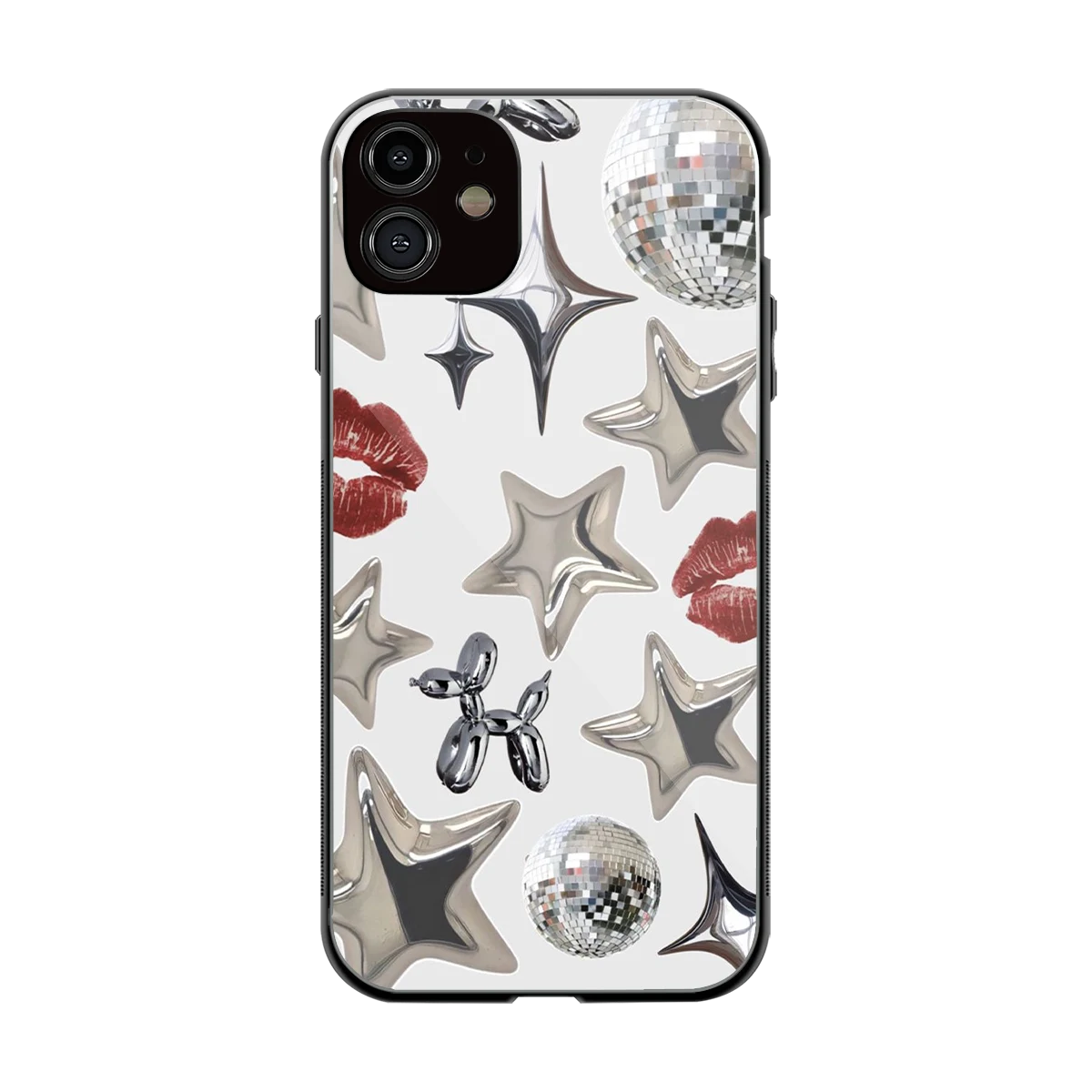 Disco Dreams back phone cover | glass case for iphone 12
