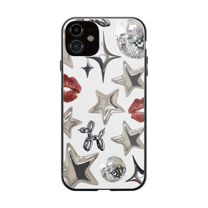 Disco Dreams back phone cover | glass case for iphone 11