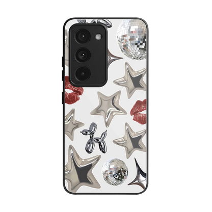 Disco Dreams back phone cover | glass case for redmi 15 5g