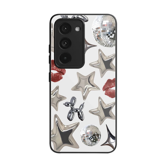 Disco Dreams back phone cover | glass case for redmi 15 5g