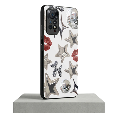 Disco Dreams redmi note 11 pro mobile cover | shockproof glass phone case