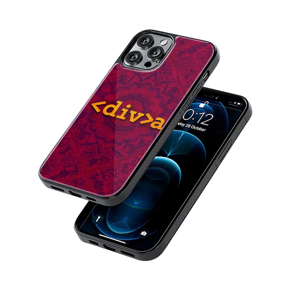 Protective Glass Back Phone Case Compatible with iPhone, Samsung, OnePlus, Pixel & More