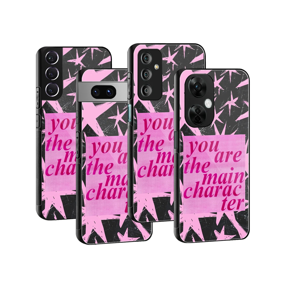 Stylish Glass Back Case for All Smartphones iPhone, Samsung, OnePlus, Pixel, Redmi, Oppo, Vivo, Motorola