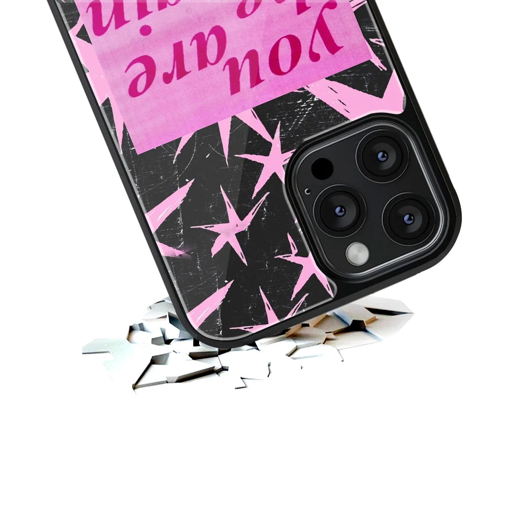 Durable Glass Back Mobile Case for iPhone, Samsung, OnePlus, Google Pixel, Redmi, Vivo, Oppo