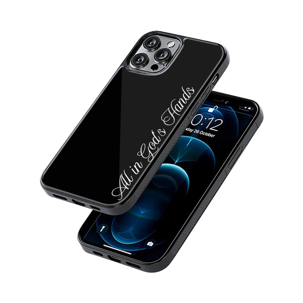 Protective Glass Back Phone Case Compatible with iPhone, Samsung, OnePlus, Pixel & More