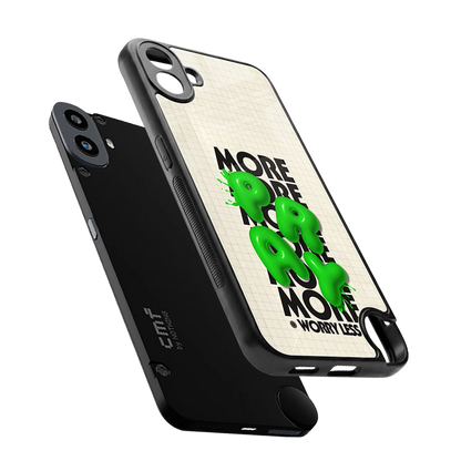 Divine Energy sleek cmf nothing phone 1 cover with tempered glass back and TPU edges