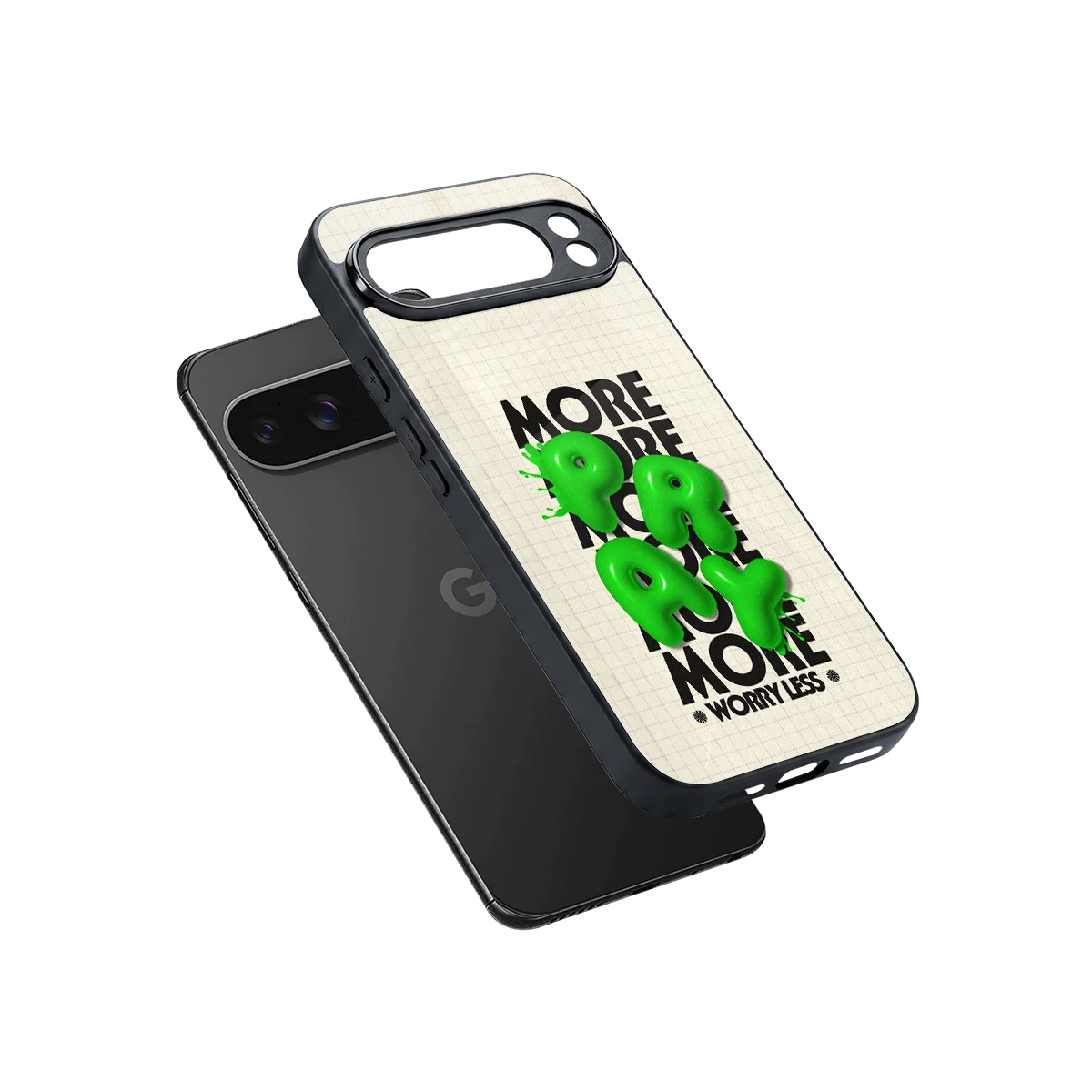 Divine Energy sleek google pixel 10 pro xl cover with tempered glass back and TPU edges