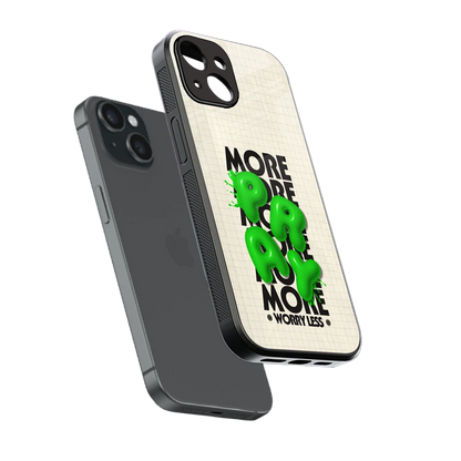 Divine Energy sleek iphone 13 cover with tempered glass back and TPU edges