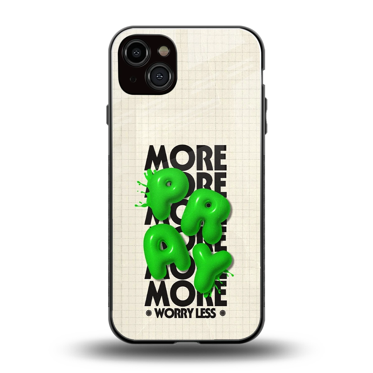 Divine Energy back phone cover | glass case for iphone 14 plus