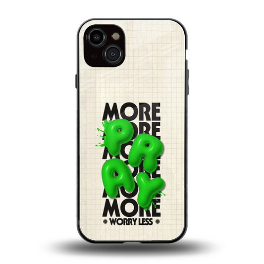 Divine Energy back phone cover | glass case for iphone 14 plus