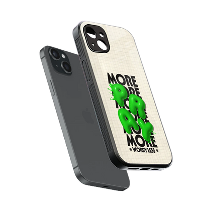 Divine Energy sleek iphone 14 plus cover with tempered glass back and TPU edges