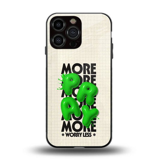 Divine Energy back phone cover | glass case for iphone 15 pro max