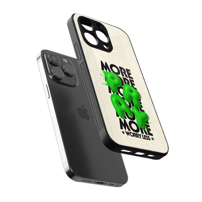 Divine Energy sleek iphone 15 pro max cover with tempered glass back and TPU edges