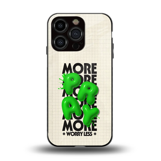 Divine Energy back phone cover | glass case for iphone 15 pro