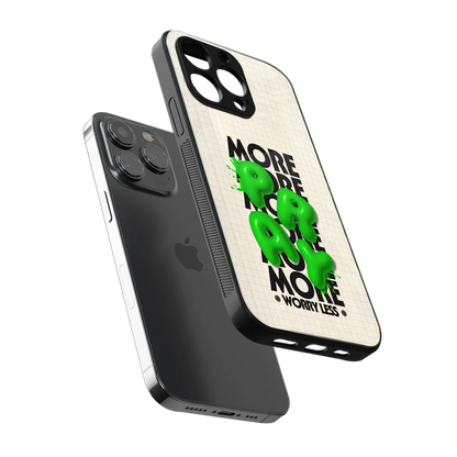 Divine Energy sleek iphone 15 pro cover with tempered glass back and TPU edges