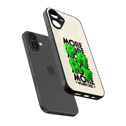 Divine Energy sleek iphone 16 plus cover with tempered glass back and TPU edges