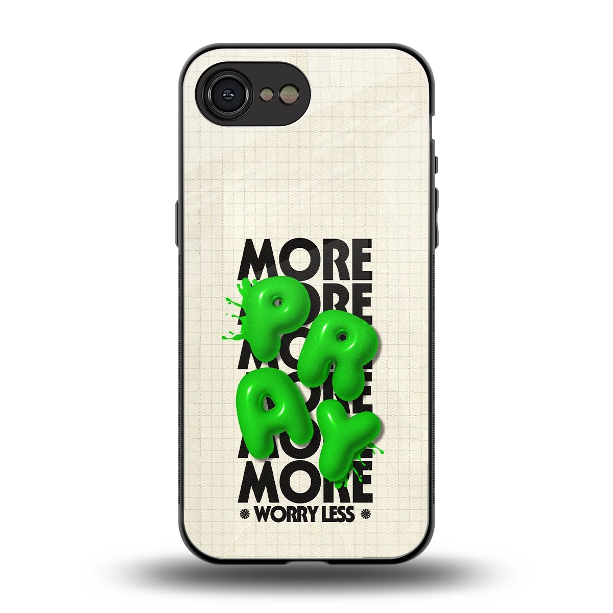 Divine Energy back phone cover | glass case for iphone 16e