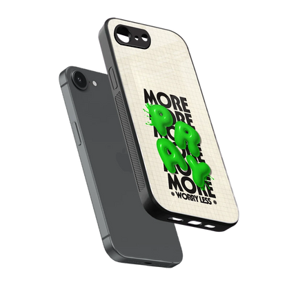 Divine Energy sleek iphone 17e cover with tempered glass back and TPU edges