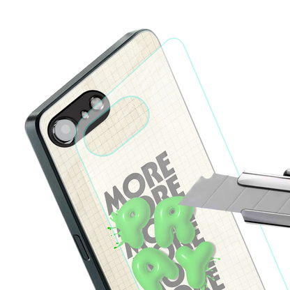 Divine Energy stylish phone case for iphone 16e | glossy glass and slim fit