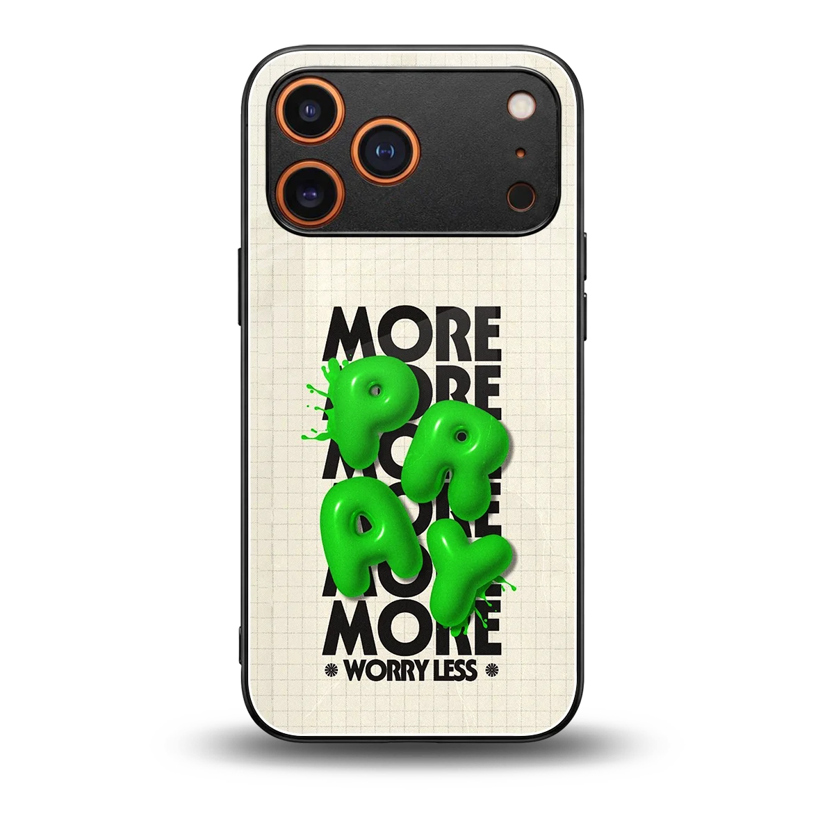 Divine Energy back phone cover | glass case for iphone 17 pro max