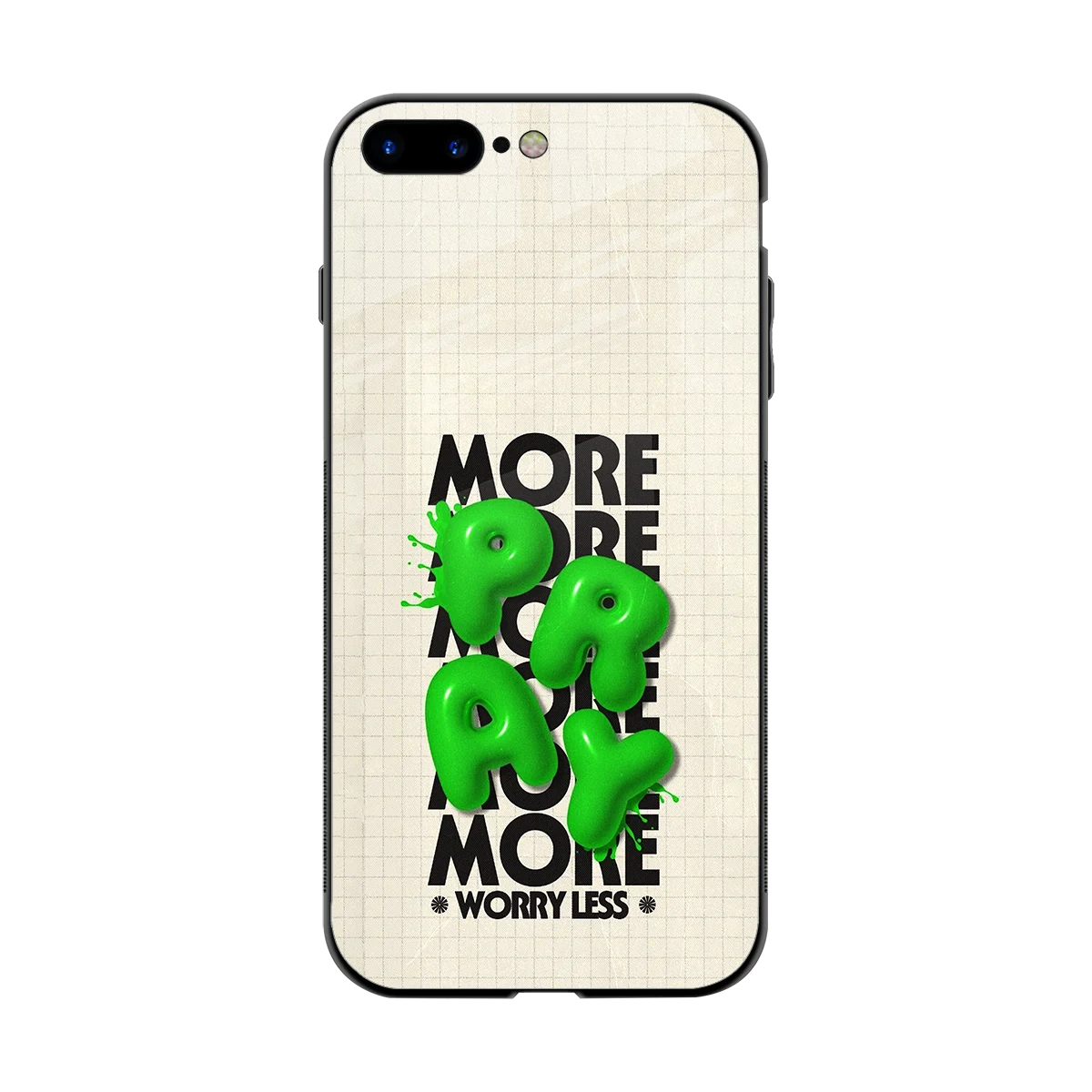 Divine Energy back phone cover | glass case for iphone 7 plus
