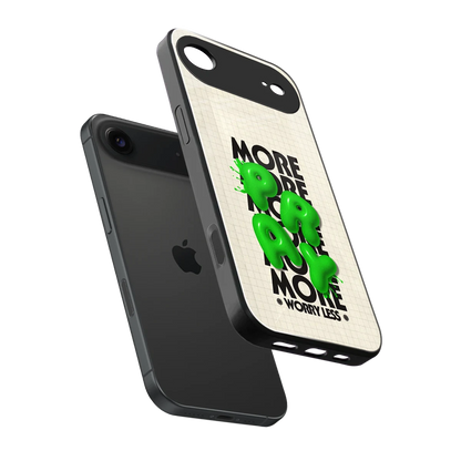 Divine Energy sleek iphone air cover with tempered glass back and TPU edges