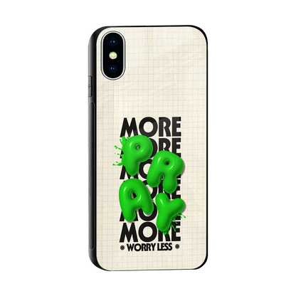 Divine Energy sleek iphone x cover with tempered glass back and TPU edges