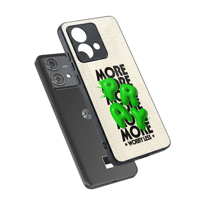 Divine Energy sleek motorola edge 40 neo 5g cover with tempered glass back and TPU edges