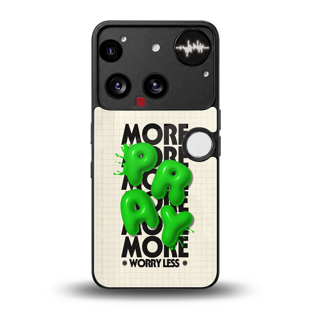 Divine Energy back phone cover | glass case for nothing phone 3