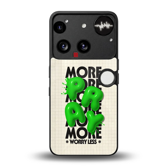 Divine Energy back phone cover | glass case for nothing phone 3