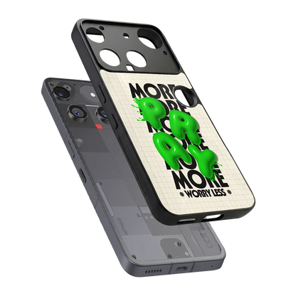 Divine Energy sleek nothing phone 3 cover with tempered glass back and TPU edges
