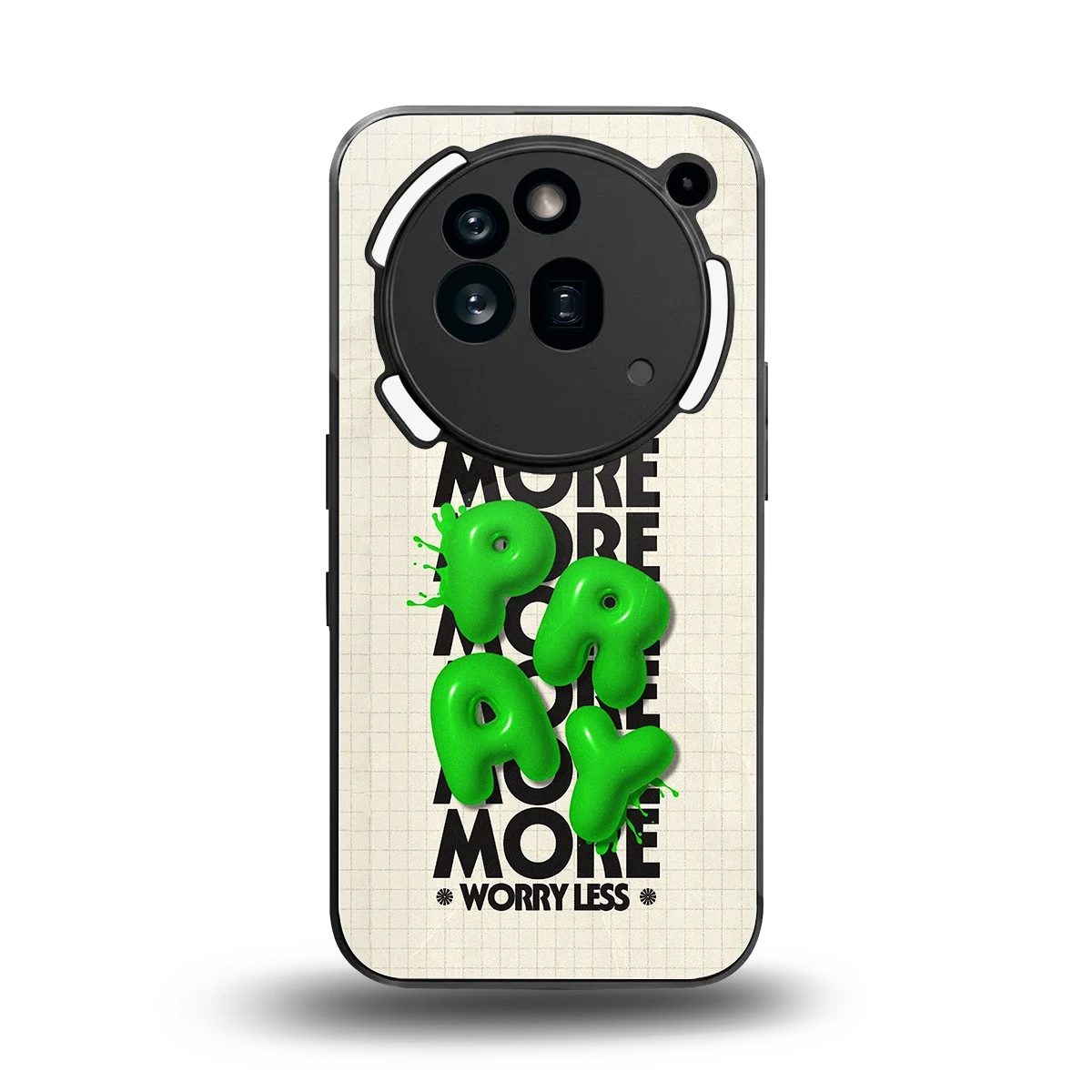 Divine Energy back phone cover | glass case for nothing phone 3a pro