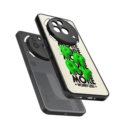 Divine Energy sleek nothing phone 3a pro cover with tempered glass back and TPU edges