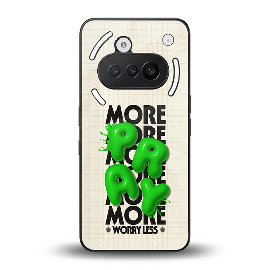 Divine Energy back phone cover | glass case for nothing phone 3a