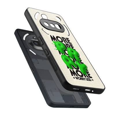 Divine Energy sleek nothing phone 3a cover with tempered glass back and TPU edges