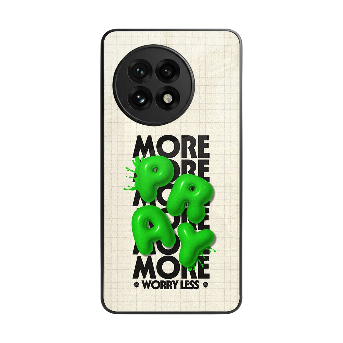Divine Energy back phone cover | glass case for oneplus 13r