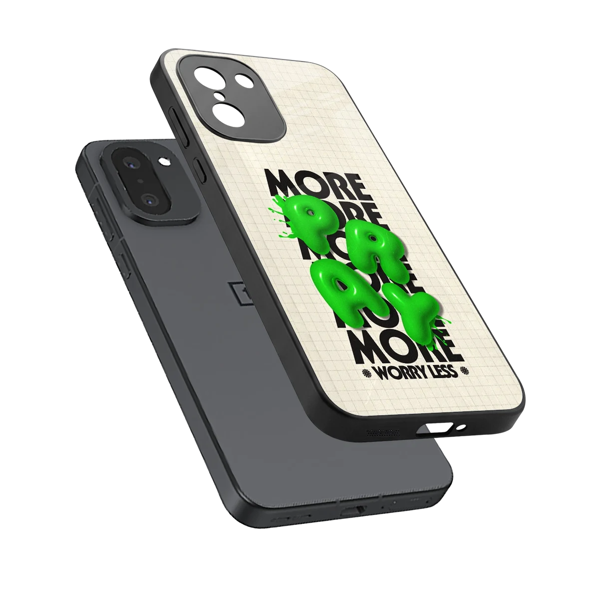 Divine Energy sleek oneplus 15r cover with tempered glass back and TPU edges