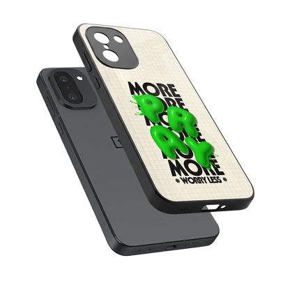 Divine Energy sleek oneplus 15r cover with tempered glass back and TPU edges