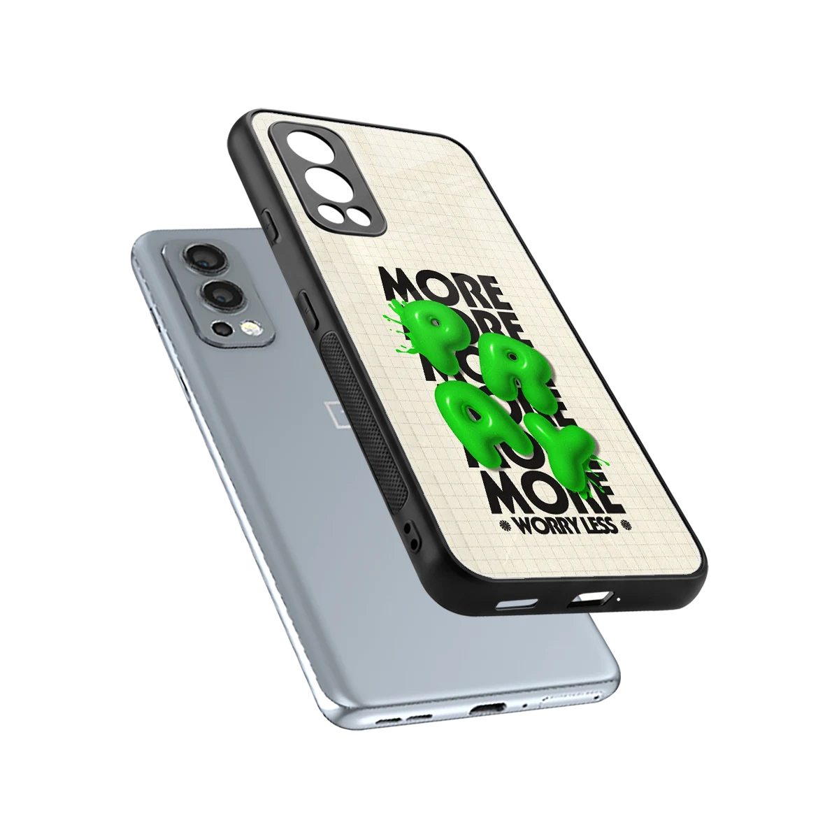 Divine Energy sleek oneplus nord 2 cover with tempered glass back and TPU edges