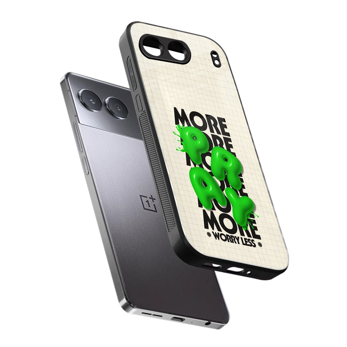 Divine Energy sleek oneplus nord 4 cover with tempered glass back and TPU edges