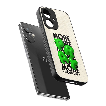 Divine Energy sleek oneplus nord ce 3 cover with tempered glass back and TPU edges