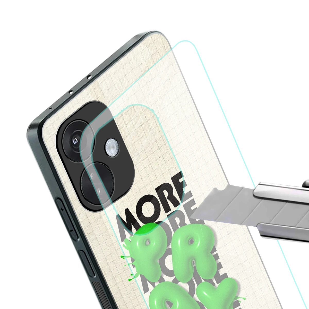 Divine Energy stylish phone case for oneplus nord ce 3 | glossy glass and slim fit